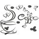  Kitchen Wall Sticker Coffee 100x50 cm