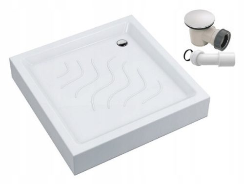 Vena Galero square shower tray 90 x 90 cm white