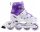  Patins à roulettes Modi Saphire, taille 34-37, blanc et violet
