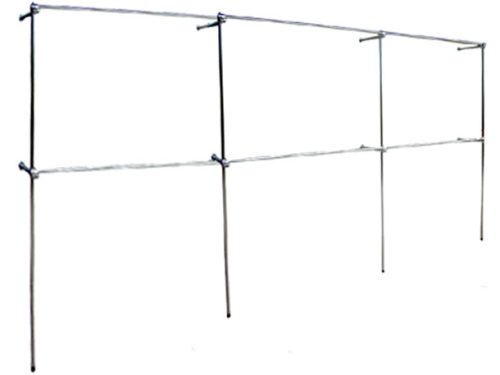 Shop shelf 4.5x2m, coat hanger, clothes rack c1