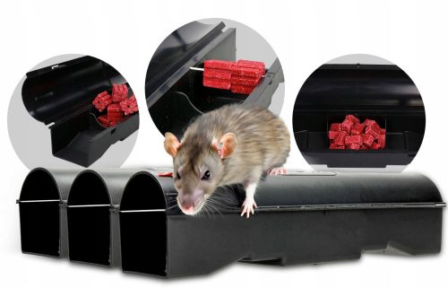 Animal Repellent Linear Trap against Mice and Rats