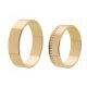  585 GOLD WEDDING RINGS with 15 DIAMONDS 0.15ct