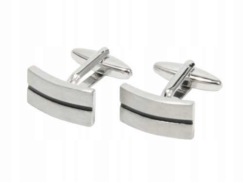  SILVER CUFFLINKS WITH STRAP IN BOX