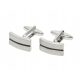  SILVER CUFFLINKS WITH STRAP IN BOX