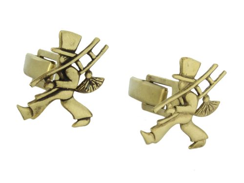  Lucky cufflinks CHIMNEY SWEEPER brass