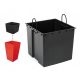  Flowerpot 28.3 cm, black plastic