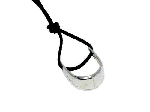  Silver kitesurfing pendant + kite string