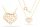  GOLD STAR NECKLACE HEART OPENWORK CELEBRITY 585