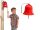 Captain's bell for children, KBT playground, red