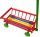 WOODEN STROLLER, LADDER CARRIER FOR CHILDREN, COLORS