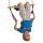 Swing for children, gymnastic trapeze KBT, purple