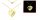  FEET NECKLACE HEART ENGRAVING GOLD PLATED 925