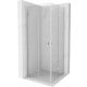 Mexen Pretoria shower cubicle with folding doors 80 x 80 cm