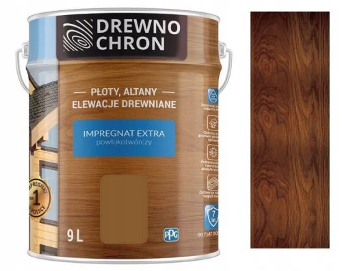 Drewnochron 364456 Impregnation with dark oak coating, 9 l