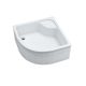  Semi-circular shower tray Schedpol Dante, 90 x 90 cm