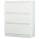  Mobene Modern Chest of Drawers 70 x 40 x 76 cm matt white