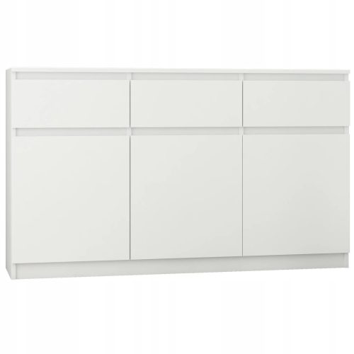 Mobene Modern Chest of Drawers 120 x 40 x 98 cm matt white