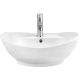  Oval countertop washbasin Kiara made of Marmorin