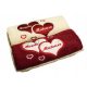  GIFT-Towels with embroidery in basket, wedding, anniversary.