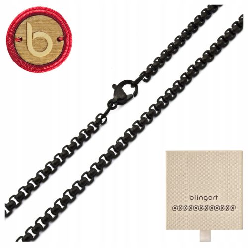  Black Ankler weave eye chain 14g