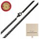  Black Ankler weave eye chain 14g