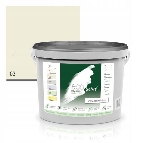 EcoPaint Clay Wall Paint 10 l Cristal Nude (Beige) matt