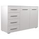  Idźczak Meble FRIDA chest of drawers 135 x 45 x 95 cm Sonoma oak matt