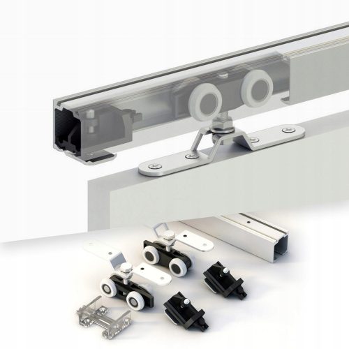 Tycho wall and ceiling sliding door system guide length 300 cm 3 m