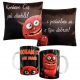 Cool, funny gadgets CUPS and PILLOWS for VALENTINE'S DAY for lovers VALENTINE'S DAY Anniversary PATTERNS