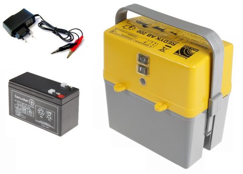 Battery and rechargeable electric fence device Universal electric fence device + battery and charger