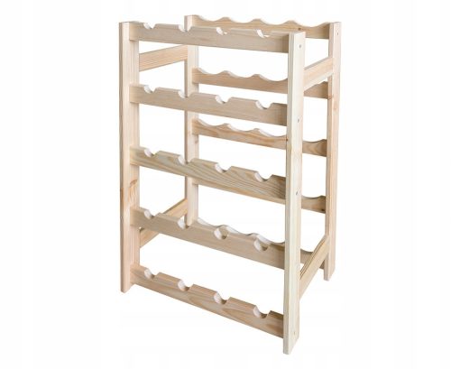 Wine Racks Bookshelf – Wooden Wine Rack for 20 Andorra Bottles