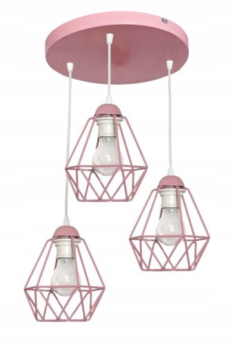  JasnoCiemno E27 ceiling light, pink and purple