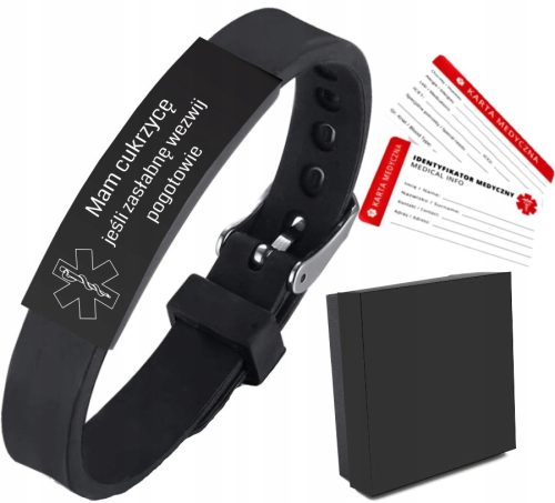  DIABETIC MEDICAL BRACE with engraving