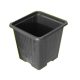  Roka flowerpot 8 cm x 8 x 8 cm, black plastic