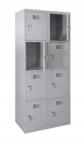 Malow safety cabinet with multiple doors 180 cm x 60 cm