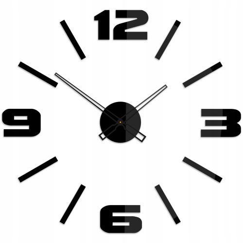 Clock for home Newthetime wall clock black 70cm