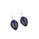  Ametrix earrings 2.5 cm navy blue