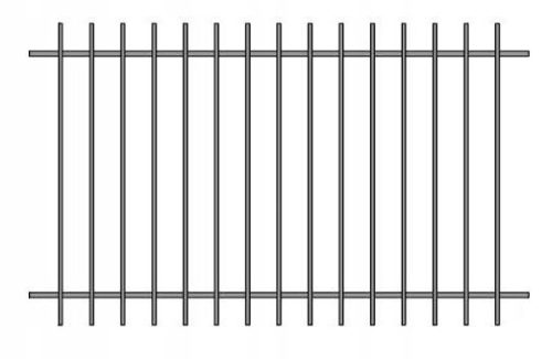 JUL-MET fence span 200 x 114 cm steel