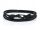  Argento men's bracelet 67 cm black