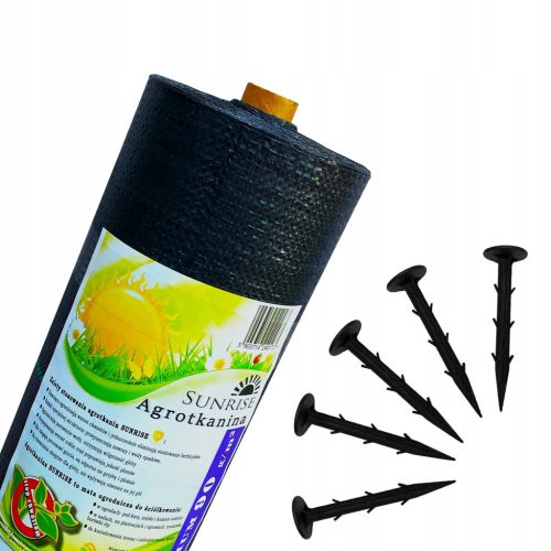  Agricultural mulch fabric (anti-weed) Sunrise Trading black 110 x 5000 cm 90 g/m²