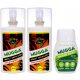  2× Mugga Deet Mosquito and Tick Spray 50% 75 ml + Mugga Mosquito Repellent Liquid 0.068 kg 50 ml