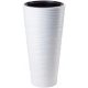  Form-Plastic flowerpot 40 cm x 40 x 79 cm diameter 40 cm plastic white