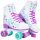  Raven Trista Roller Skates White, Purple, Turquoise, Sizes 35-38