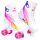  Raven Serena Roller Skates White, Orange, Pink, Sizes 35-38