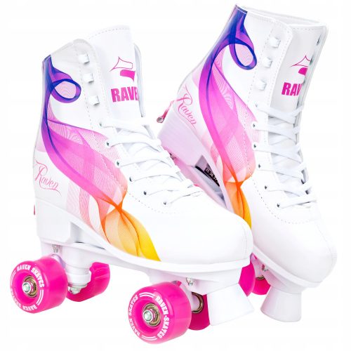  Raven Serena Roller Skates White, Orange, Pink, Sizes 35-38