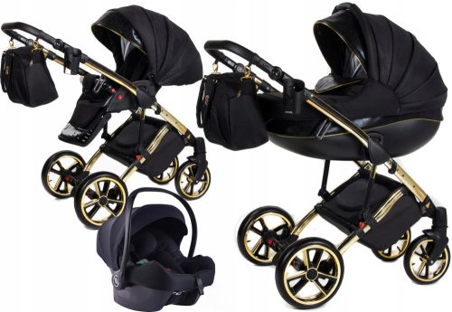  Didibaby Daytona GT Black/Gold 3in1 Stroller