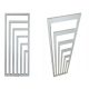  Decorative radiator 1200x520 Matt White Structure 580W