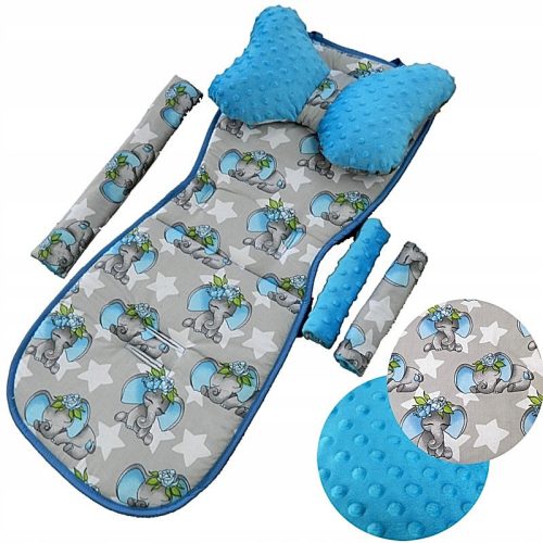  MATTRESS WITH PILLOW for the MINKY stroller and car seat, 6 pieces