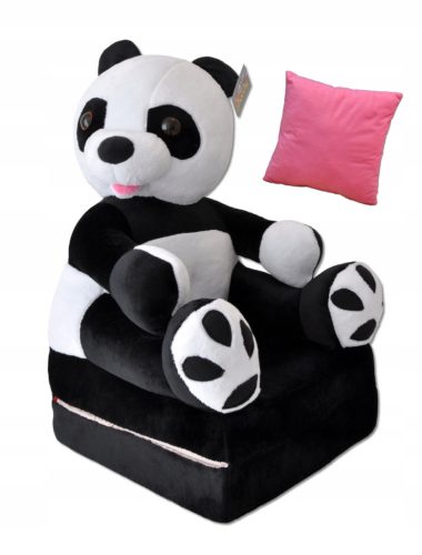  Smyk Children's Armchair, Foldable Plush Sofa Chair