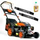  Gas lawn mower with basket German 140 cm³ capacity basket 45 l, cutting width 40 cm